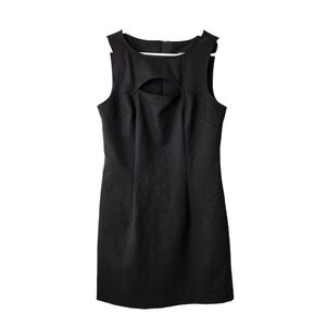 XOXO x‎ VINTAGE 90s cut out front mini little black dress